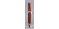 Bloodwood ultra cigar pen satin chrome finish